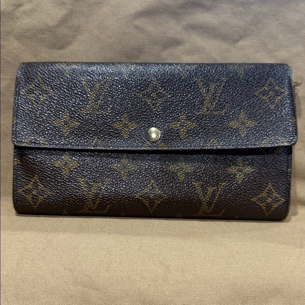 Louis Vuitton Dark Brown Monogram Clutch